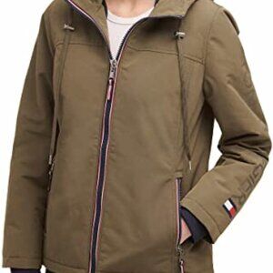 Tommy Hilfiger Womens Heavyweight Softshell Hooded Jacket